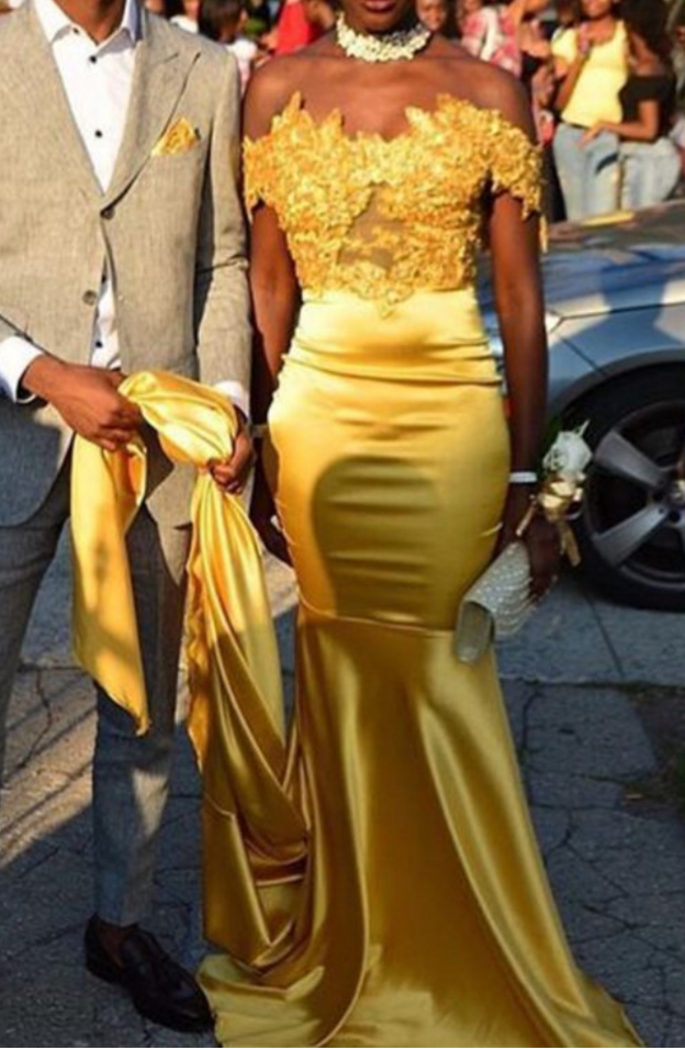 gold african dress