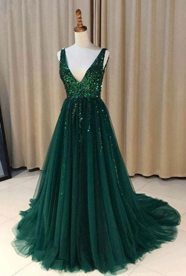emerald green silk dress long