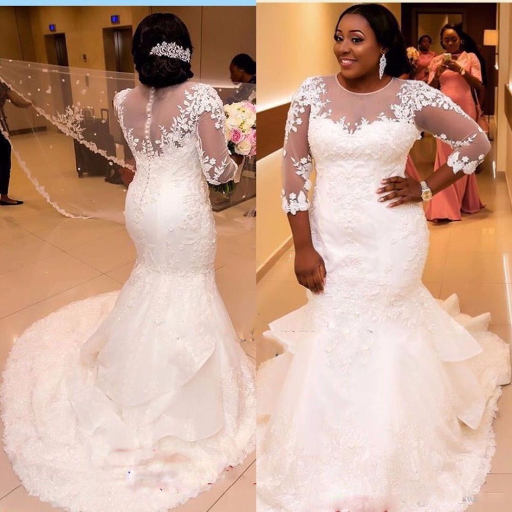 african plus size wedding dresses