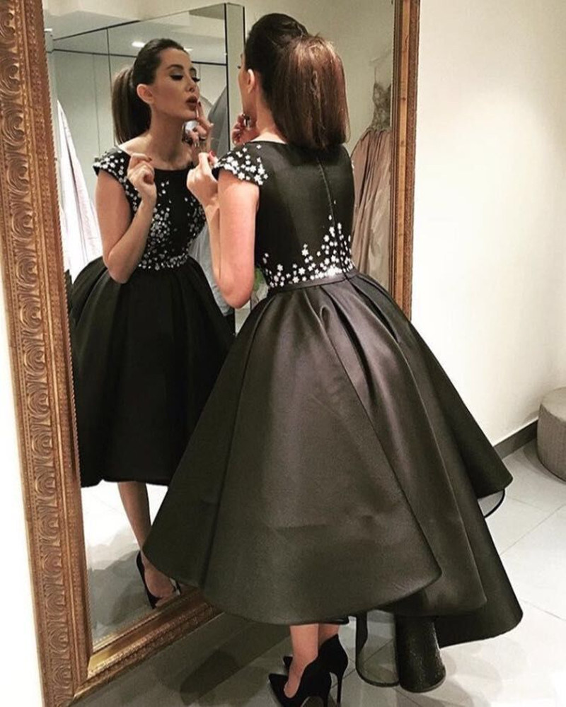 long satin tank ball gown