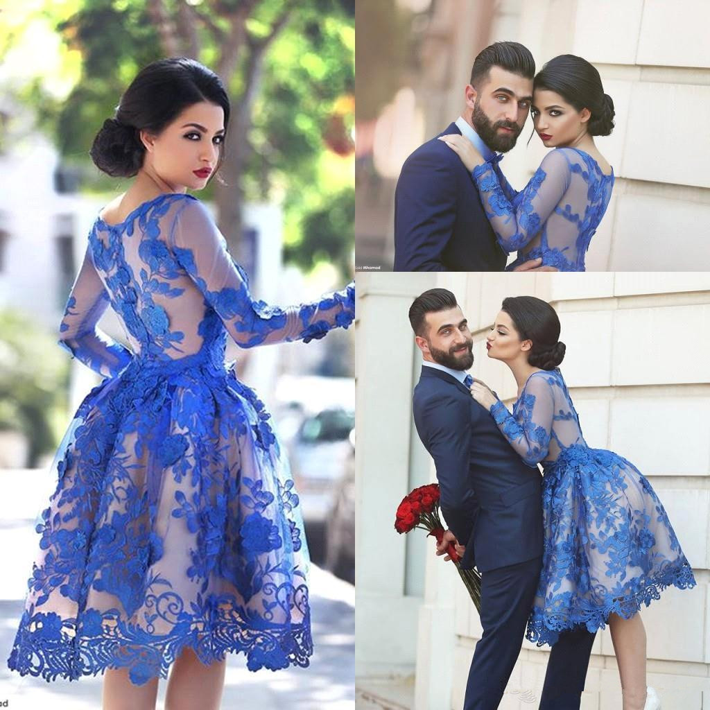 Royal Blue Homecoming Dress Winter Formal Dress Pageant Dance Dresses Back To School Party Gown Y677 main image 1